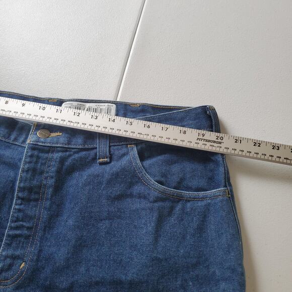 Carhartt FR Jeans Mens 40x30 Blue Flame Resistant Denim Work Pants Straight Leg - Picture 8 of 14